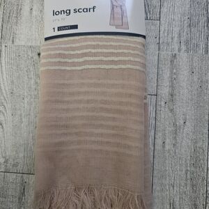 Pink Long Scarf